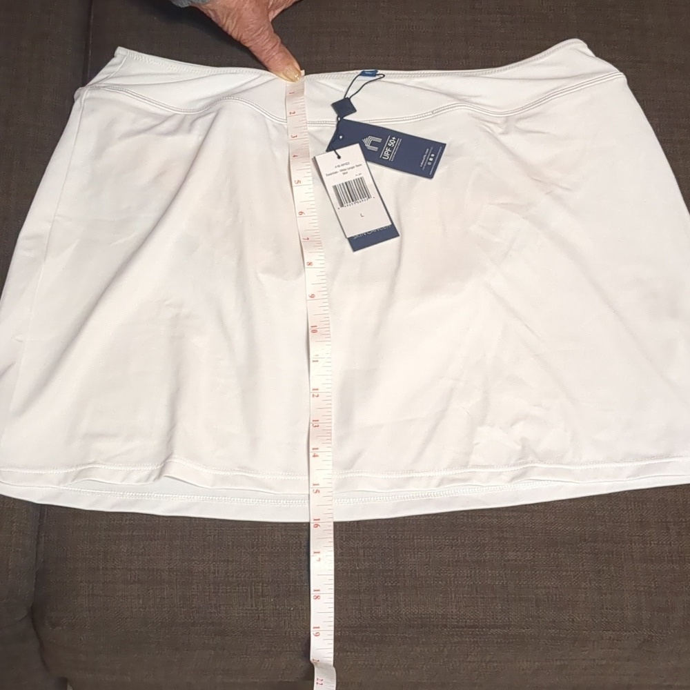 CABANA LIFE White Longer Swim Skirt UPF 50+UV protection - Essential - NEW - Picture 17 of 17